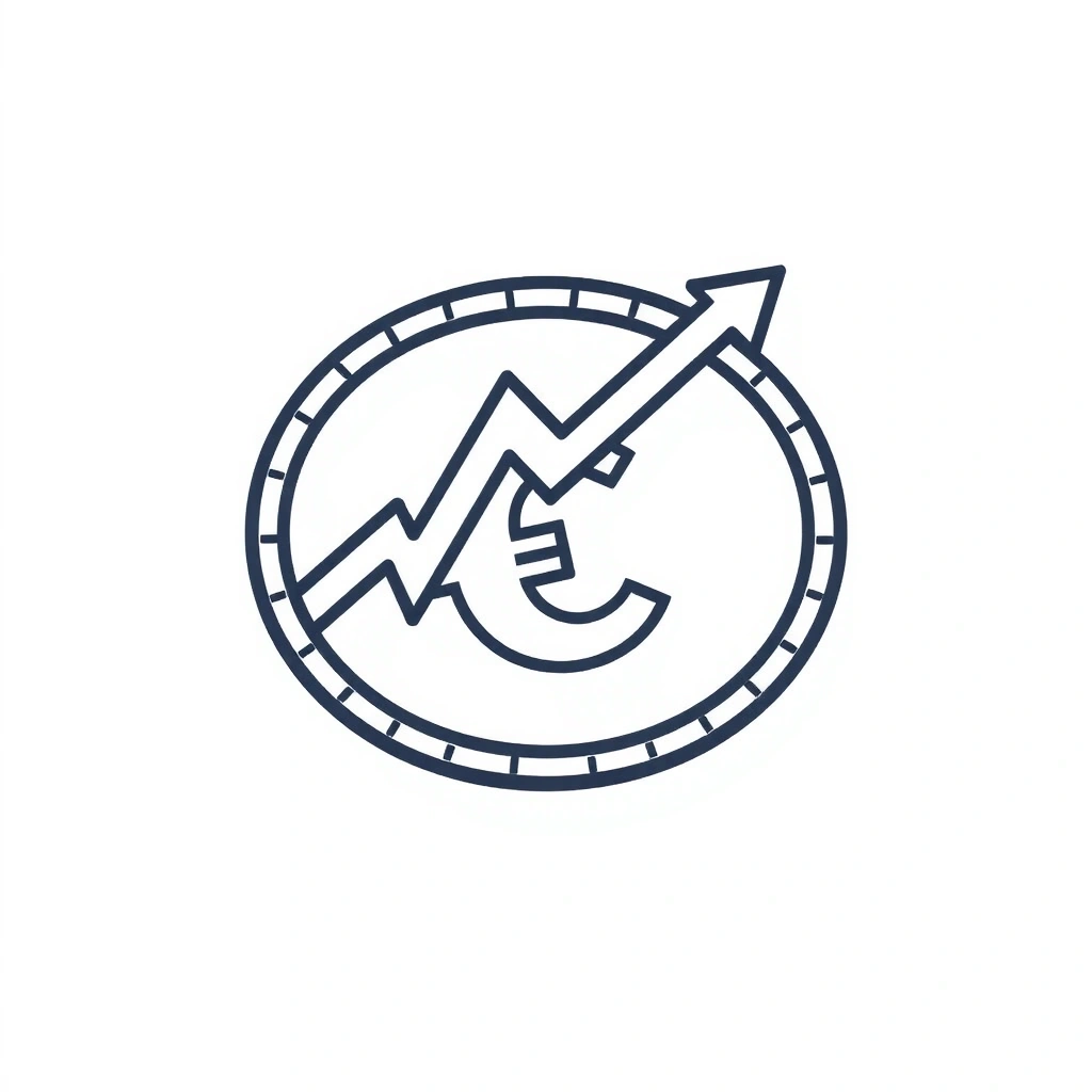 Icona rappresentante l'economia